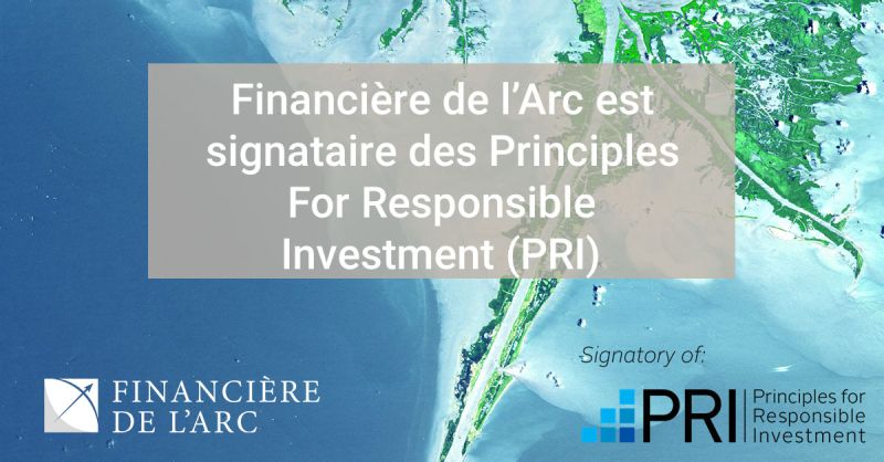 PRI – Financière de l’Arc est signataire